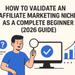 How to Validate an Affiliate Marketing Niche as a Complete Beginner (2026 Guide)