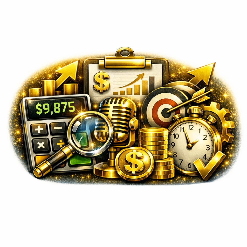 Calculate and Execute Icon – Digital Franchise Toolkit