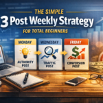 The Simple 3 Post Weekly Strategy for Total Beginners